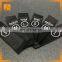 Small size flag shape garment bag shoes woven label