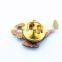 3D Lamp custom lapel pin Antique gold plated lapel pin