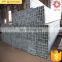 Q195 75 75mm galvanized square steel pipe, pre gi pipe for onstraction