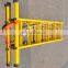 ladder 5 step yellow color fully insulated A shape fiberglass ladder