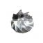 GT15-25 784369-0002 44.39/60.01mm 6+6 Blades high performance milling/aluminum 2618/billet compressor wheel