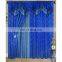 Hot selling 100% polyester solid color stripe window curtain made in china