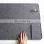 Wholesale big size 3mm thickness felt desk mat with customized logo