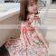 Girls Dress Summer 2020 Ruffles Flowers Short Sleeves Kids Clothes Dress
