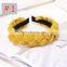 brand new Wholesale Custom Hair Accessories Fashion Winter Knitting Wool Hairband Plain Braid Hair Band Headband For Women