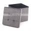 RTS Factory wholesale beautiful  modern velvet ottoman box storage pouf ottoman and useful for home