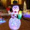 Blow Up Figure LED Lighting Inflatable Christmas Outdoor Decoration 3m Frosty Inflatable Snowman
