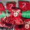 Reindeer Christmas Pet Clothing Plaid Skirt Dog Clothes Santa Christmas Dress Dog