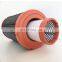 New energy carbon-containing non-woven filter element