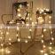 solar Led safety holiday curtain snowflake String Lighting garden home christmas indoor outdoor decoration fairy light