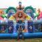 Giant inflatable slide with full printing cartoon,cheap inflatable slide for kids