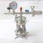 Stainless Steel Diamond Miner Tri Clamp with pressure gauge sight glass