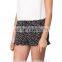 hot sell ruffled hem slip-on design shorts fashion women shorts /girls print shorts /plus size womnen shorts 2015