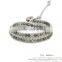 WBS2071 2016 women fashion jewelry leather bracelet with custom logo