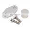 Carest Accessories Carbon EGR Valve Delete Block off Plate & Exhaust Cap for Ford Mustang 4.6L 3.8L SVT Cobra 5.4L