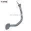 Factory manufacture CNC silver aluminum rear foot pedal lever wheel AX100 motorcycle brake pedal
