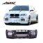 2008-2013 Body kits for BMW X6 E71 body kit for BMW X6 body kits X6/X6M to HM Style Wide Middle muffler