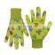 HANDLANDY Children Size Cotton Garden Gloves for Kids Yard Work Crafts DIY Children Gardening Gloves