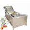 Full Automatic Stainless Steel Fruit and Vegetable  Air Bubble Washing Machine