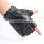 New Men's Leather Gloves Finger less Half Finger Motorcycle Cycling Outdoor Driving Gloves