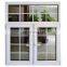 Aluminum frame casement glass windows and doors grill design