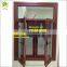 Casement window with screen net two-in-one, aluminum framed & double glazed