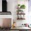 Promotional hanging wooden kitchen wall shelf from good supplier