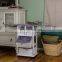 Corner Housewares wood wicker ironing board with laundry basket