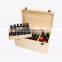Pine Wood 2 layers Essential Oil Box with 66 compariments