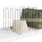 Metal Wire Closet Shelf Divider and Separator for Storage Organization in Bedroom, Bathroom, Kitchen, Office