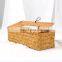 Rectangle Hand Woven Seagrass Tissue Box Napkin Box For Office