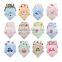 2016 new design baby bibs, lovely triangular bandage
