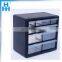 Manufacturers Simple Hard Injection Molded Plastic Tool Case with 18 Storage Drawers
