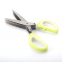 Professional Stainless Steel 5 Blades Kitchen tailor Scissors Herb Scissors With Comb