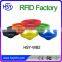 Proximity custom printing reusable wristand keyfob high quality silicone bracelet watch rfid wristband with chips