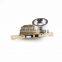 Bathroom cabin hook latch sliding door lock case body for toilet