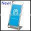 Parking sign New Arrival _ Reserve Parking Signs Stand_Portable Hotel Silver Blue Parking Signs