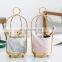 Nordic Modern Luxury Small Ceramic Flower Vase Hanging Wedding Metal Frame Decor Wedding Vase Decoration Home