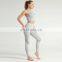 OEM Service Custom Logo Woman Fitness Yoga Wear Workout Seamless High Waisted Leggings Yoga Suit Set