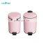 Pink Sakura Punching Style Bathroom Accessories 6 Pieces Toilet Brush Holder Trash Can Hanging Basket Hooks Corner Racks