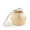 Best Seller Seagrass Belly Basket With Long Strap Eco Friendly Straw Plant Holder Storage Basket Decor Home High Quality