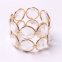 Crystal Napkin Rings Beads Sparkly Table Dinner Napkin Holders for Wedding Centerpieces Special Occasions Festival Celebration