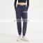 Customized Logo High Quality V Cross Waist Band Sports Jogging Wear Loose Trousers Women Workout Running Fitness Jogger Pants