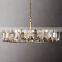 Hengzhi Custom Faceted Crystal Glass Dining Lighting HARLOW CRYSTAL ROUND CHANDELIER for Bedroom Restaurant