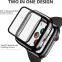 Glass Cover Watch Protective Case Series 6 Smart watch 44mm 40mm 42mm 38mm For i watch Series 3 4 5 6 for Apple Watch