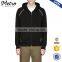 Custom Mens Black French Terry Zip Hoodies