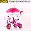 baby tricycles with sun shade umbrella,hot sale baby kids tricycle with custom color