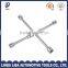 four way x type wrench hardware tools
