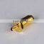 China factory supply price gold-plated RP SMA connector, 50ohms female coaxial cable connector