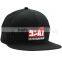 embroidery letter black rope bill snapback cap